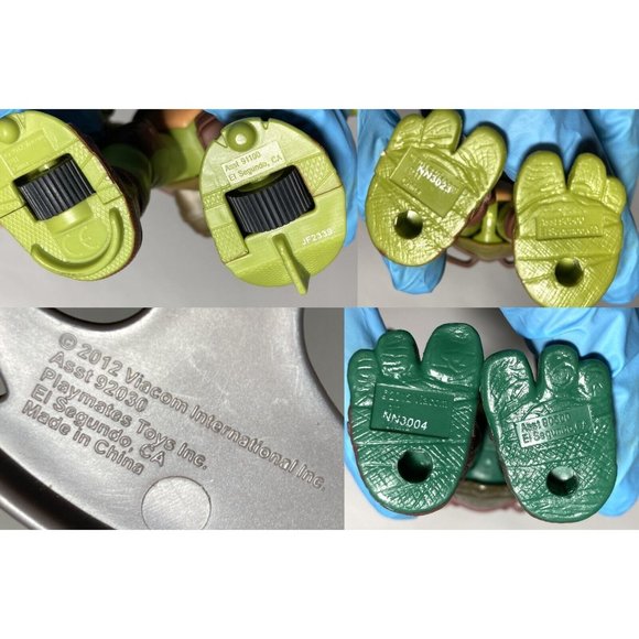 TMNT Teenage Mutant Ninja Turtles Lot 5 Action Figures Disc Michelangelo Raphael - Picture 13 of 15